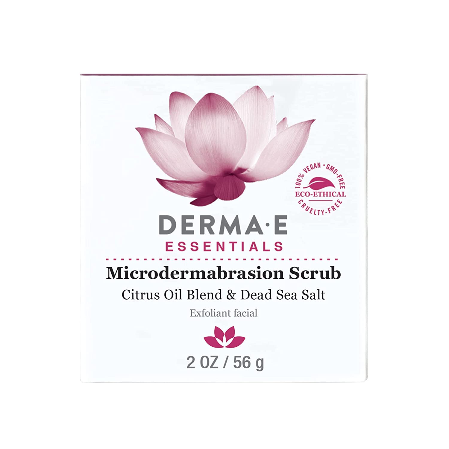 DERMA E Microdermabrasion Scrub with Dead Sea Salt & Citrus Essential Oils – Facial Exfoliating Scrub Smooths, Revitalizes and Renews – Ideal for Scars and Wrinkles, 2oz - Image 4